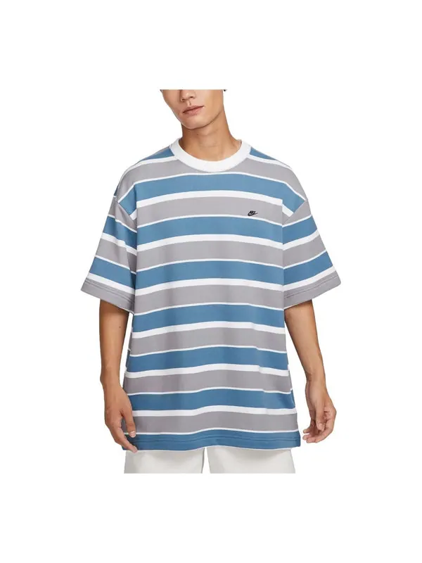 Футболка sportswear french terry t-shirt asia sizing 'aegean storm white' Nike — изображение 1 из 2, белый/черный