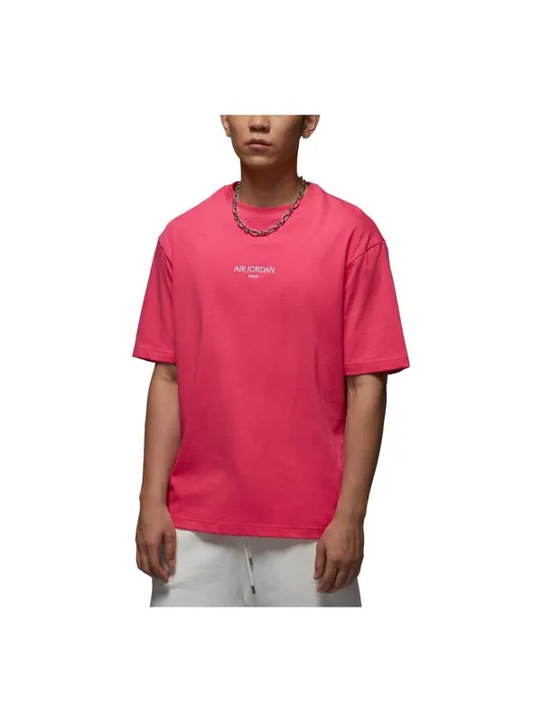 Футболка tokyo t-shirt asia sizing 'aster pink' Air Jordan — изображение 1 из 2, розовый/белый
