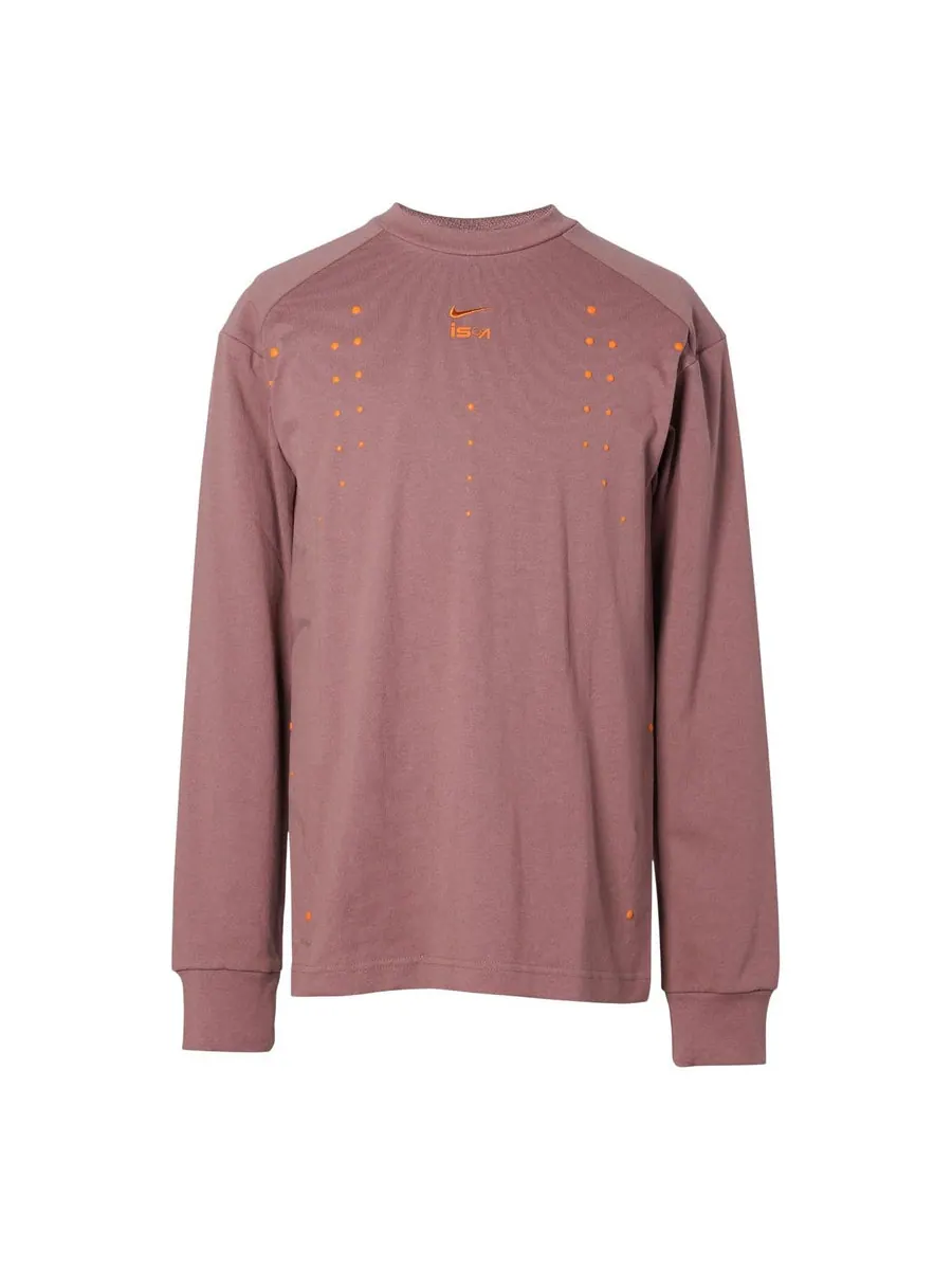 Футболка Nike ISPA Long Sleeve T-shirt Asia Sizing 'Smokey Mauve' — изображение 1 из 2, фиолетовый