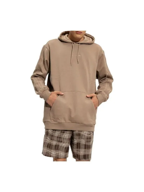 Толстовка раскрывают ess hoodie Adidas — изображение 3 из 3, коричневый