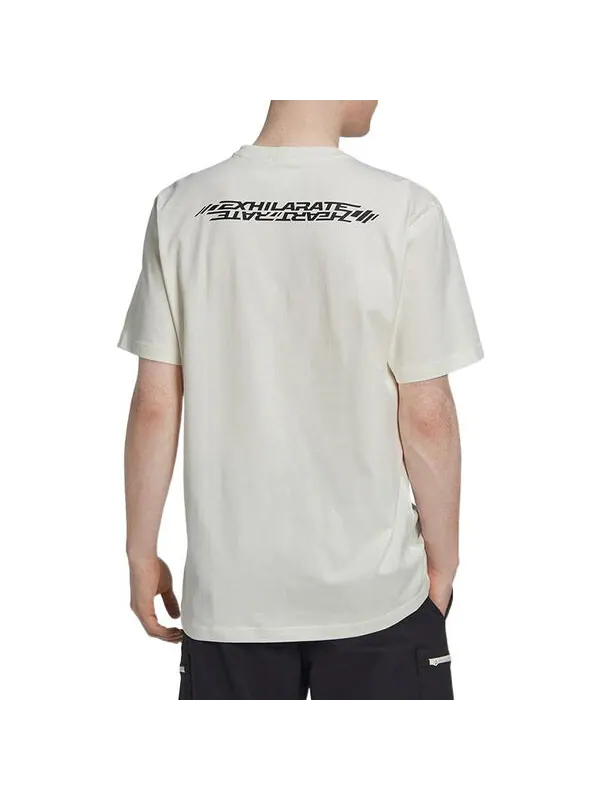 Футболка Men's adidas originals Mountain Peak Alphabet Logo Printing Round Neck Casual Short Sleeve — изображение 3 из 4