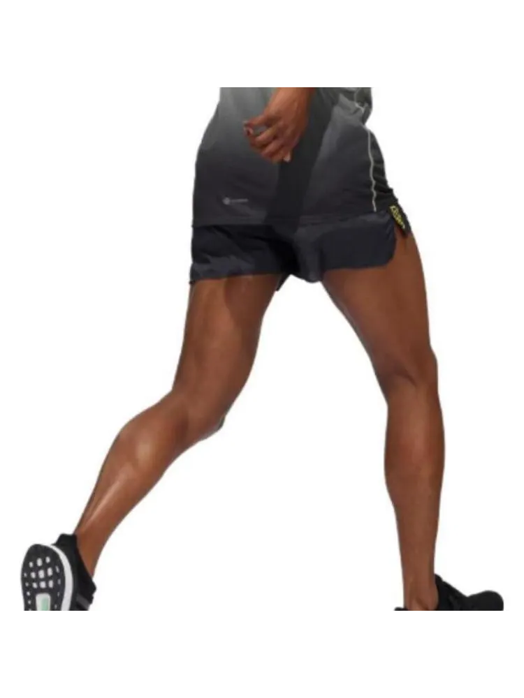 Спортивные шорты adidas Adizero Engineered Split Shorts 'Grey' — изображение 3 из 4, серый