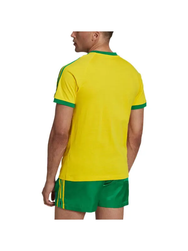 Футболка Jerseys originals с тремя полосками Adidas — изображение 3 из 4, желтый/зеленый/синий