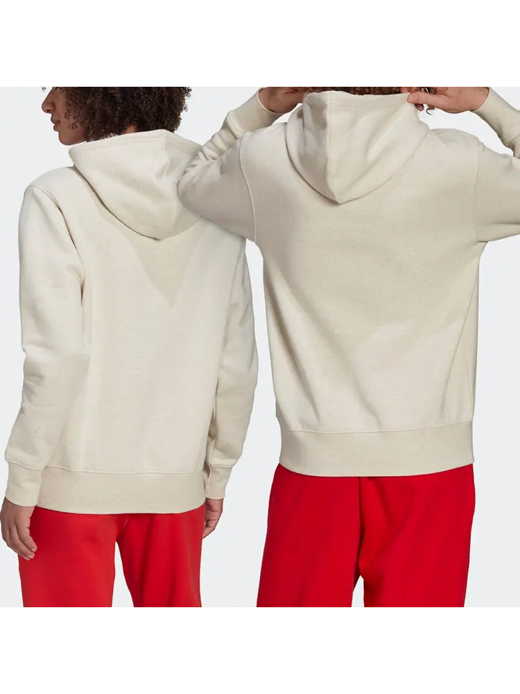 Худи adidas originals Sports Couple Style Yellow White — изображение 4 из 4, бежевый