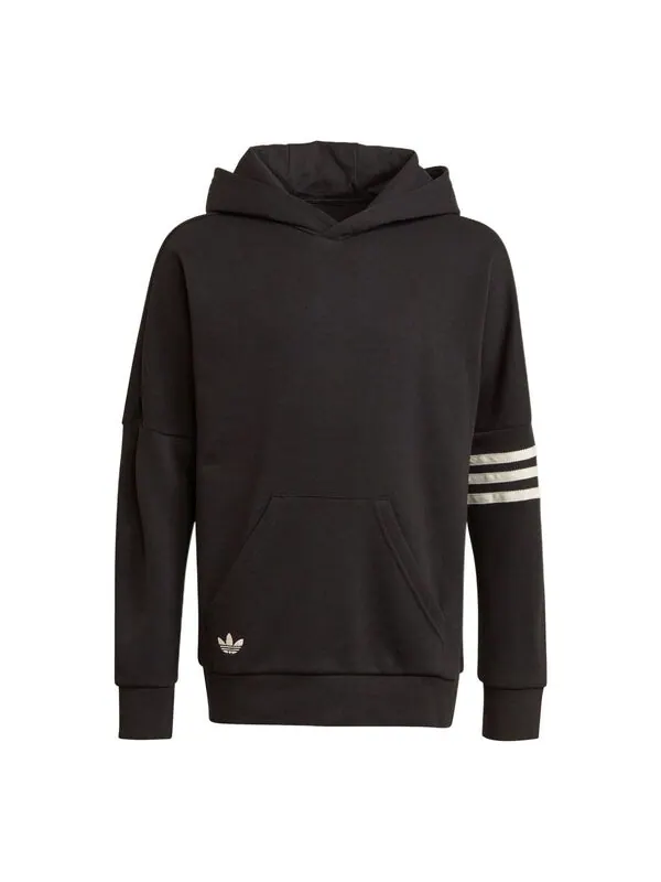 Толстовка оригиналы adicolor hoodie Adidas — изображение 1 из 2, черный/белый