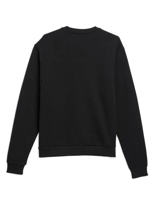 Рубашка adidas Heavyweight Shmoofoil Crewneck Sweatshirt 'Black' — изображение 2 из 4, черный/белый