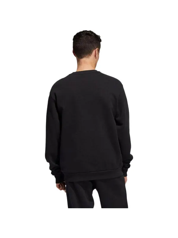 Рубашка adidas Heavyweight Shmoofoil Crewneck Sweatshirt 'Black' — изображение 4 из 4, черный/белый