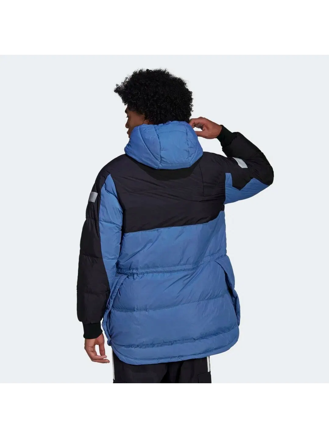 Пуховик с капюшоном adidas Adventure Down Regen — изображение 4 из 6, синий