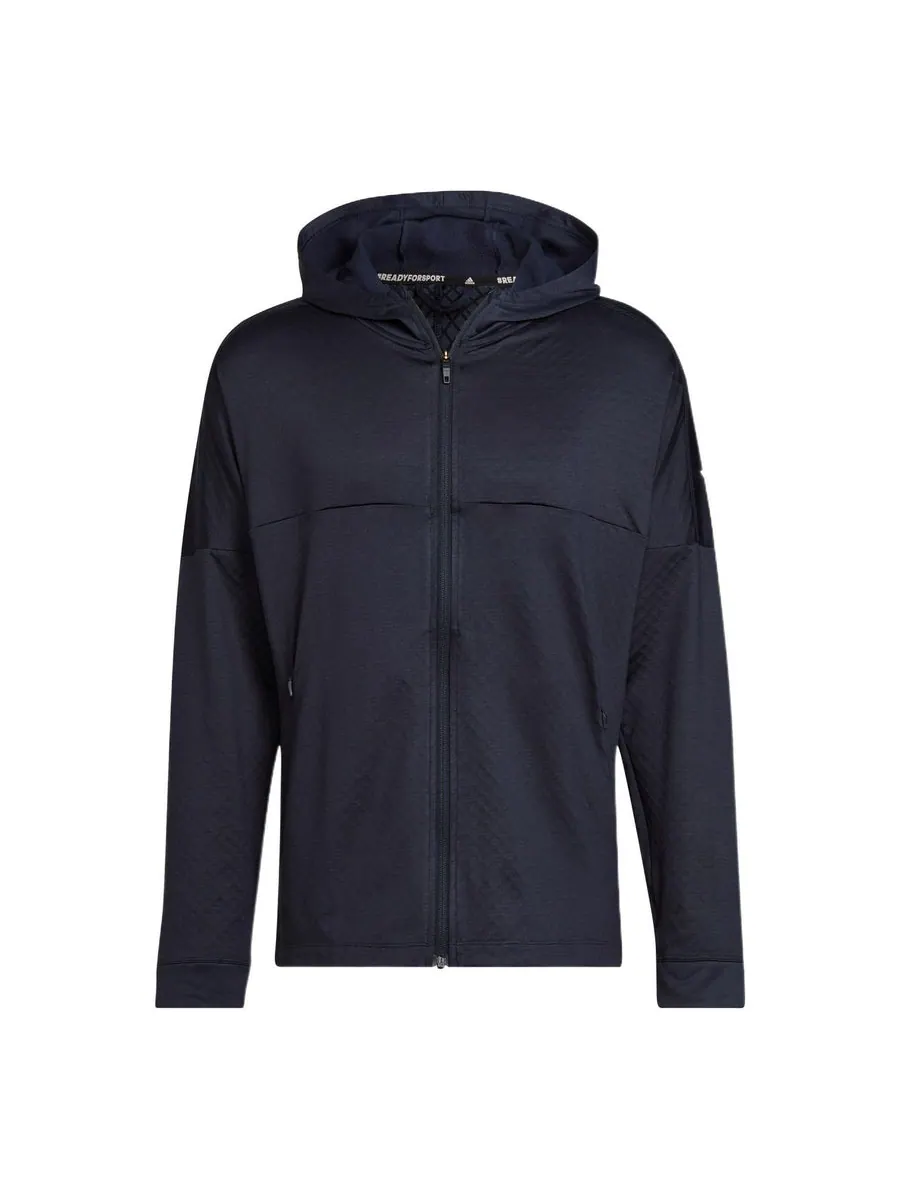Куртка adidas Workout Warm Full-zip Hoodie — изображение 1 из 4, синий
