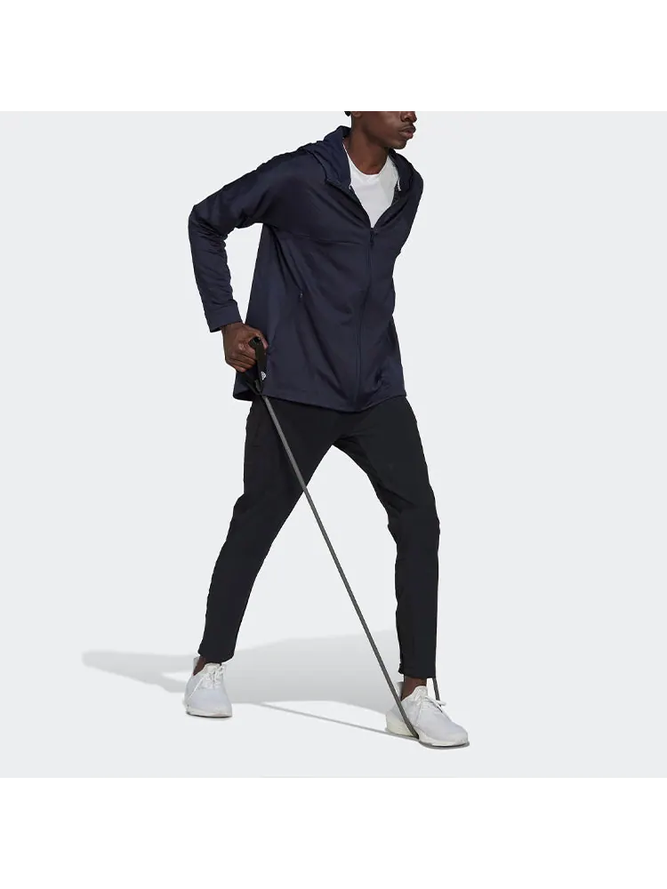 Куртка adidas Workout Warm Full-zip Hoodie — изображение 2 из 4, синий
