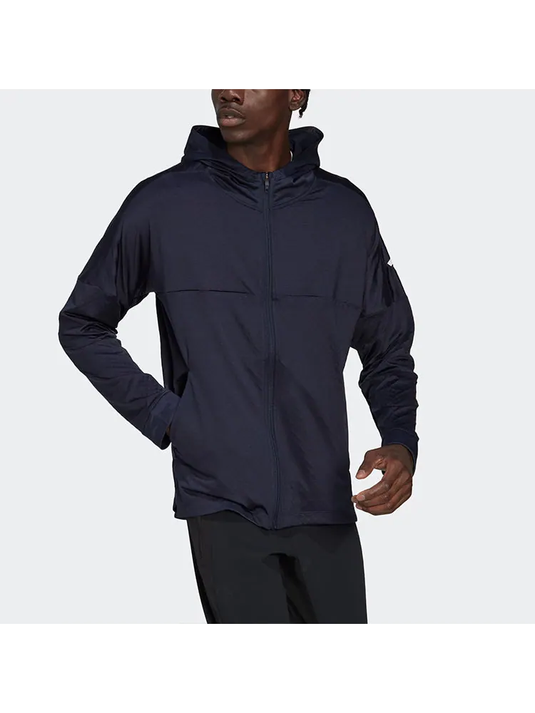 Куртка adidas Workout Warm Full-zip Hoodie — изображение 4 из 4, синий