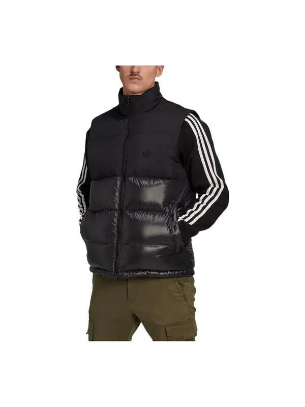 Жилеты пуховые реген пуховик жилет Adidas — изображение 1 из 3, черный/черный