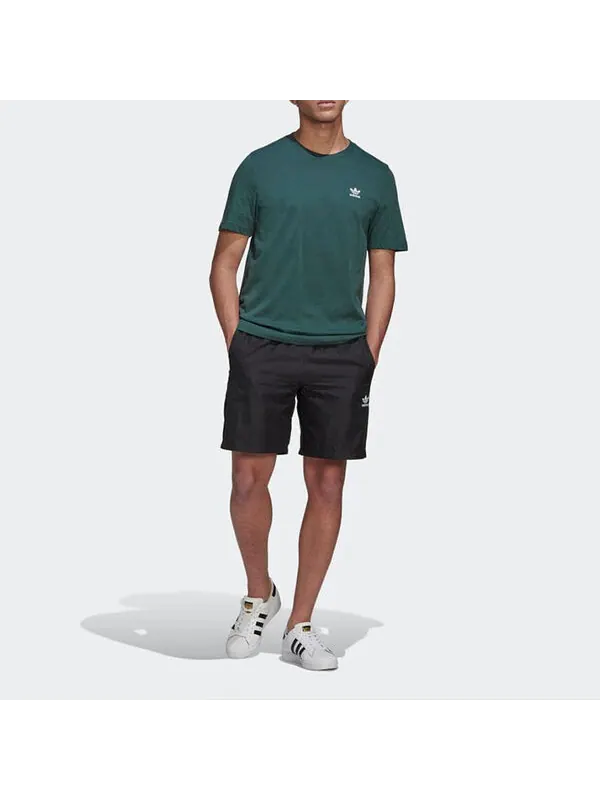 Шорты оригинальные adicolor essentials trace шорты Adidas — изображение 2 из 4, черный/мульти