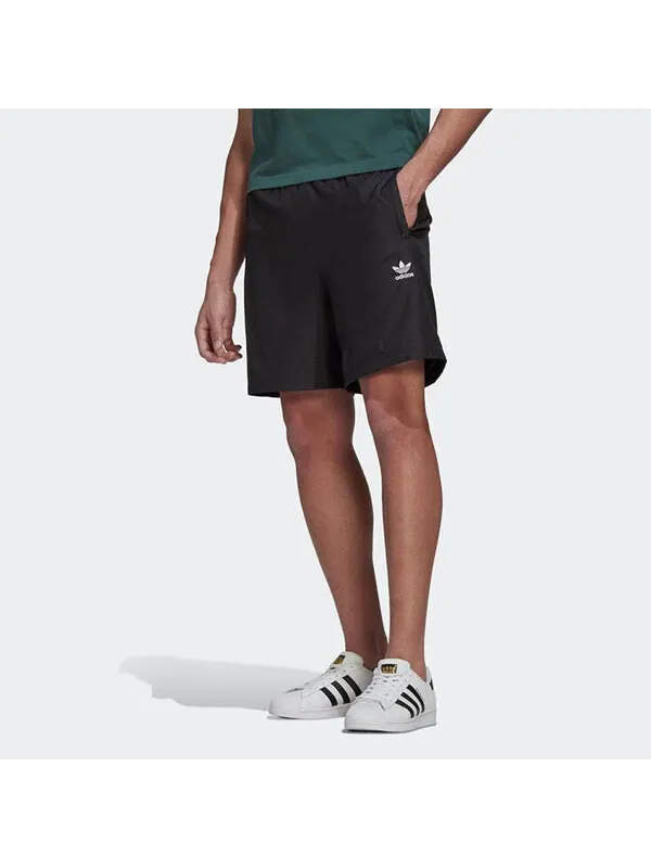 Шорты оригинальные adicolor essentials trace шорты Adidas — изображение 3 из 4, черный/мульти