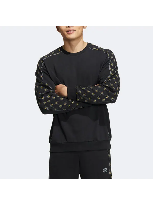 Толстовка adidas Mono Sweatshirt — изображение 3 из 4, черный