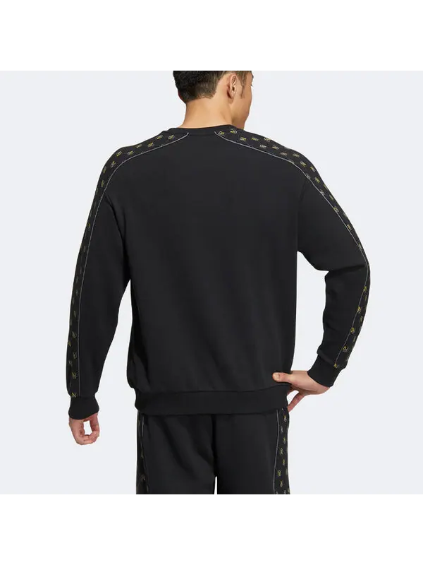 Толстовка adidas Mono Sweatshirt — изображение 4 из 4, черный