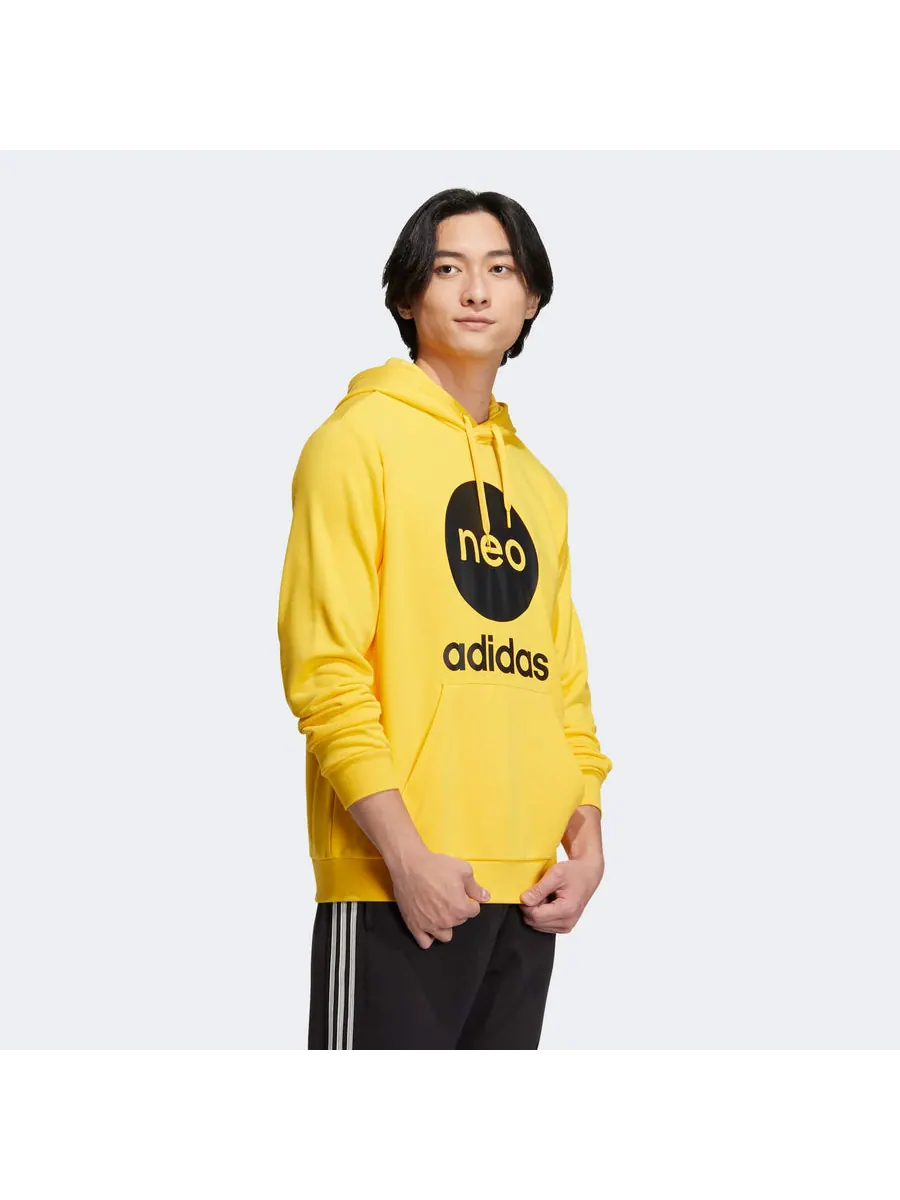 Худи adidas neo U Esnt 1 Logo — изображение 4 из 4, желтый