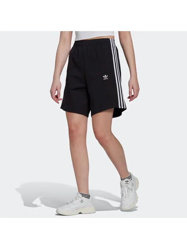Шорты бермуды шорты Adidas — изображение 2 из 4, черный/белый