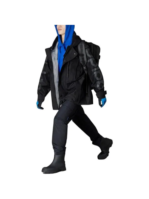 Куртка версия gore tex climacool outdoor adventure куртка Adidas — изображение 4 из 4, черный/синий