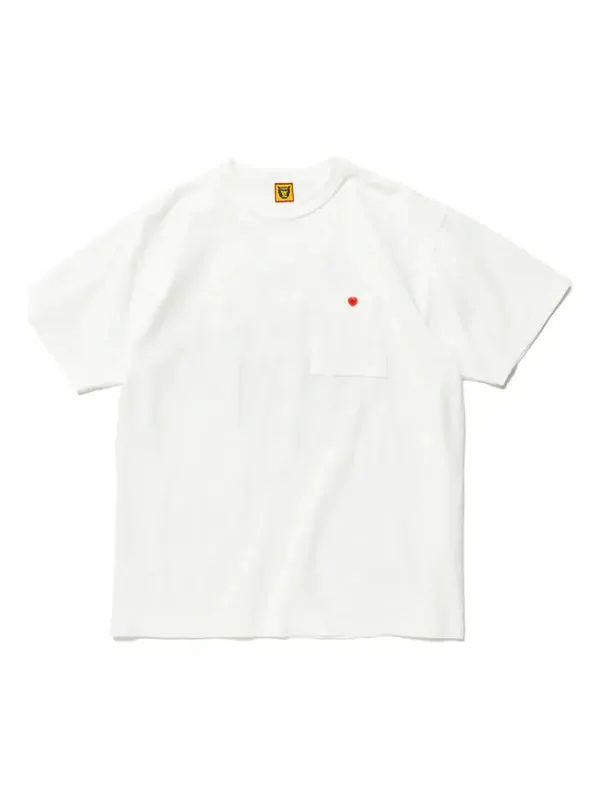 Футболка ningen-sei indigo pocket t-shirt 'white' Human Made — изображение 2 из 2, белый