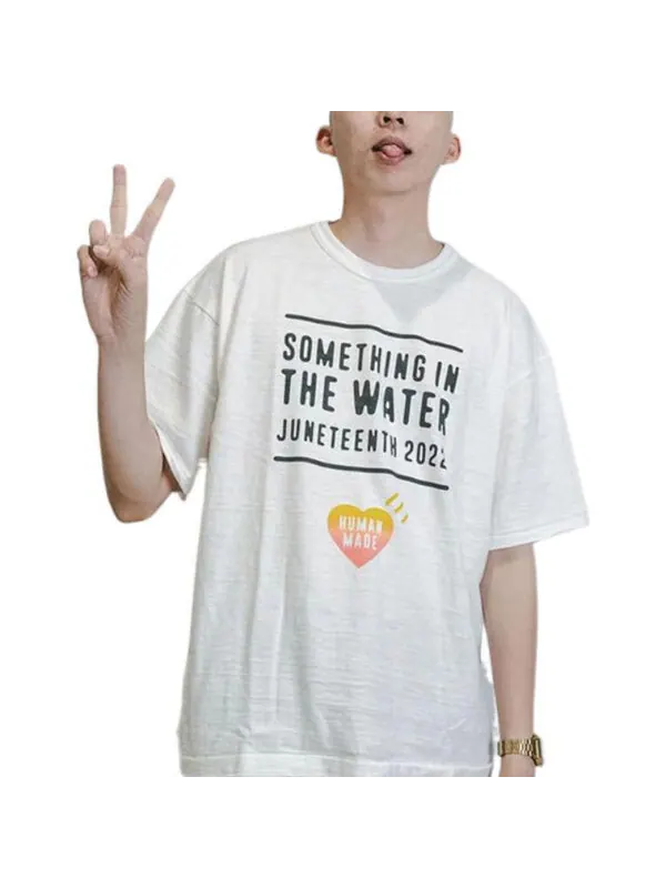 Футболка something in the water t-shirt 'white' Human Made — изображение 3 из 3, белый