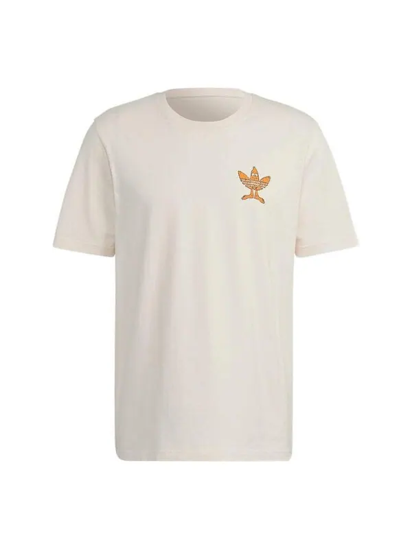 Футболка adidas originals Graphic Fun T-shirt 'Wonder White' — изображение 1 из 4, белый/черный