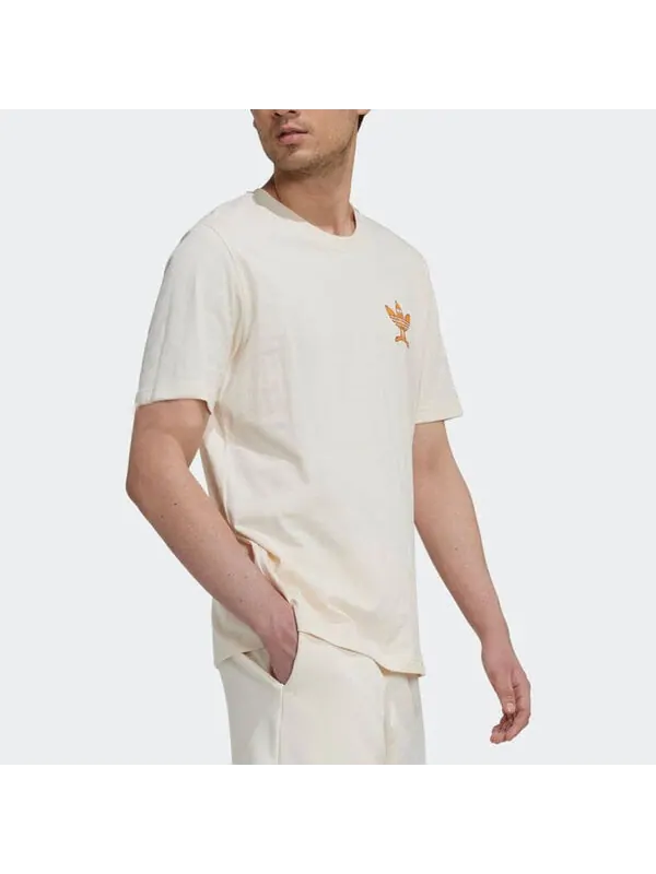 Футболка adidas originals Graphic Fun T-shirt 'Wonder White' — изображение 4 из 4, белый/черный