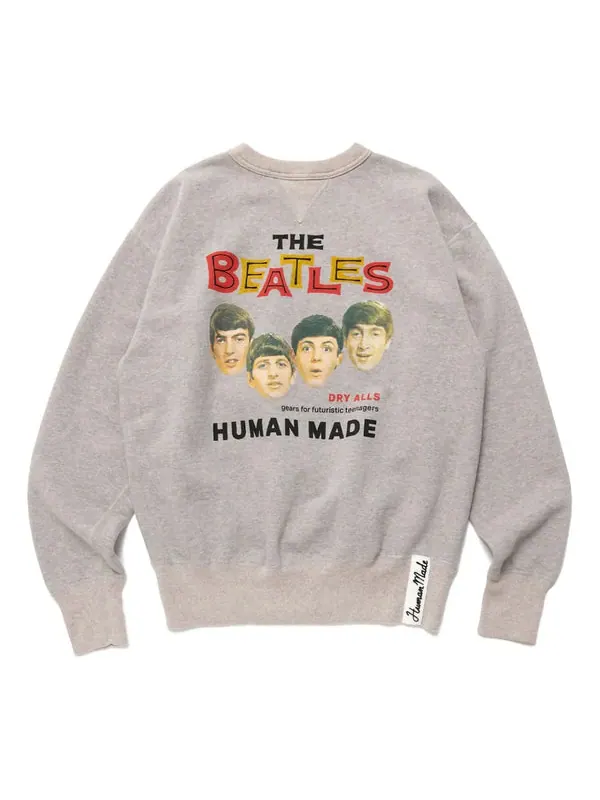 Футболка beatles sweatshirt 'grey' Human Made — изображение 1 из 4, серый
