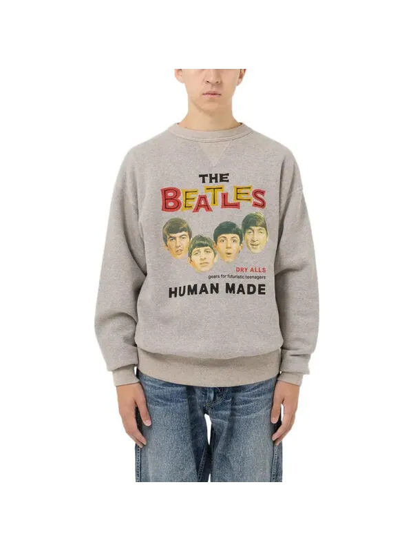 Футболка beatles sweatshirt 'grey' Human Made — изображение 3 из 4, серый