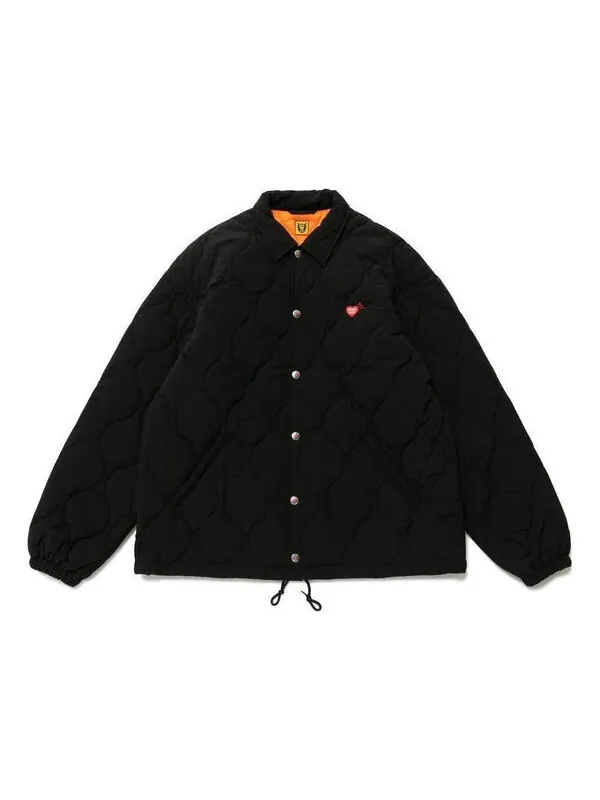Куртка quilted coach jacket 'black' Human Made — изображение 1 из 3, черный