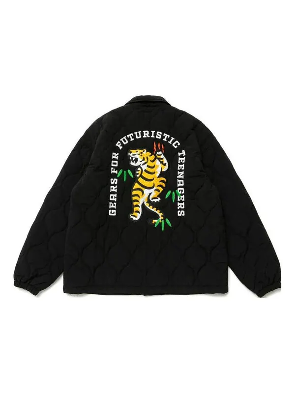 Куртка quilted coach jacket 'black' Human Made — изображение 2 из 3, черный