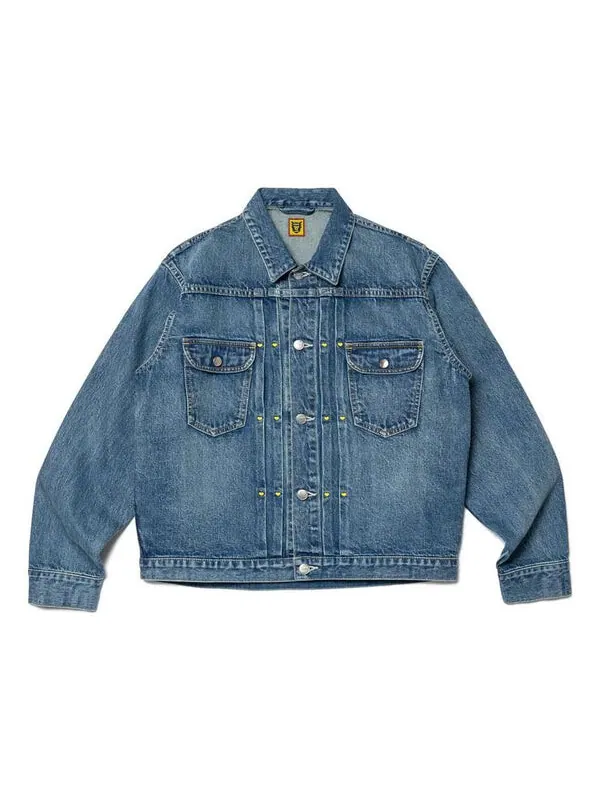 Куртка denim work jacket 'indigo' Human Made — изображение 1 из 4, синий
