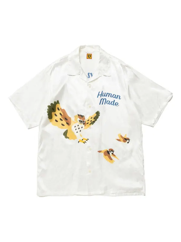 Рубашка graphic aloha shirt 'white' Human Made — изображение 1 из 4, белый
