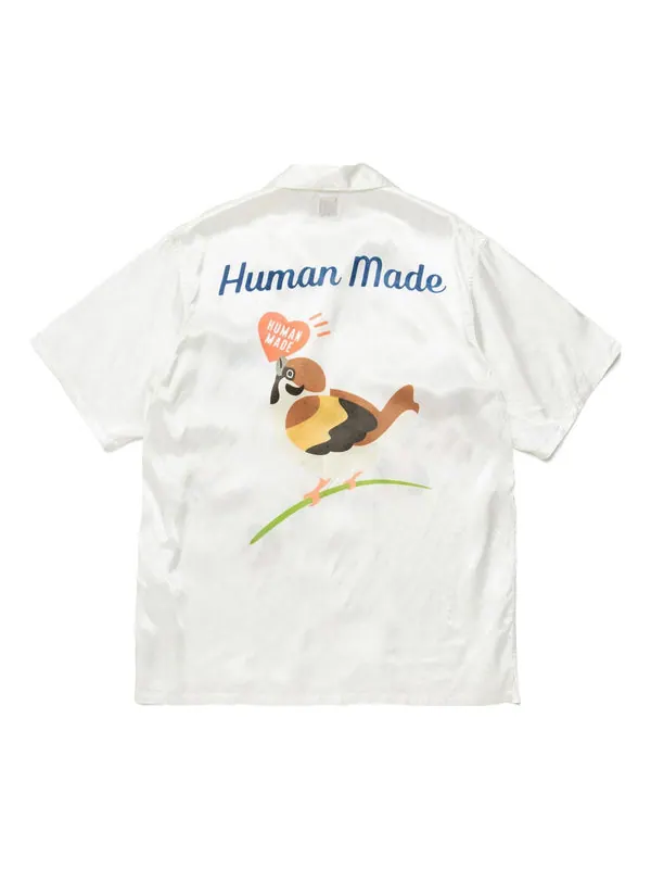Рубашка graphic aloha shirt 'white' Human Made — изображение 2 из 4, белый