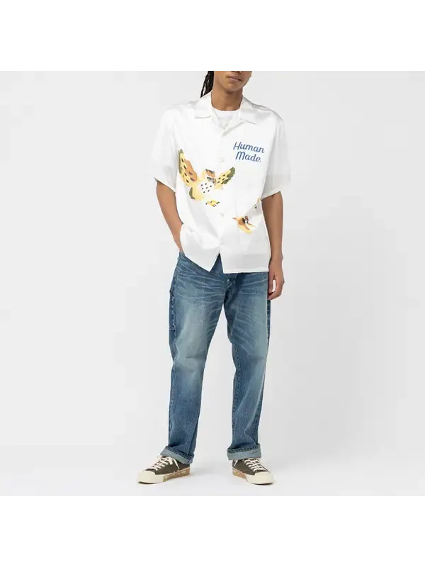 Рубашка graphic aloha shirt 'white' Human Made — изображение 3 из 4, белый