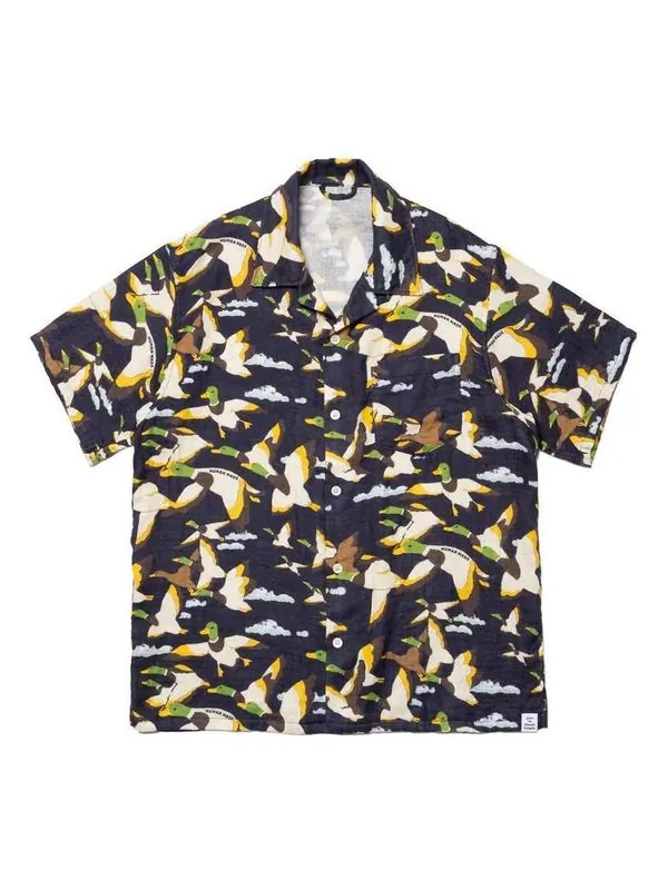 Рубашка tiger gauze aloha shirt 'yellow' Human Made — изображение 1 из 4, желтый