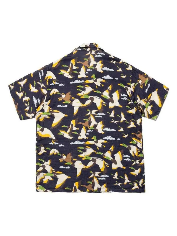 Рубашка tiger gauze aloha shirt 'yellow' Human Made — изображение 2 из 4, желтый