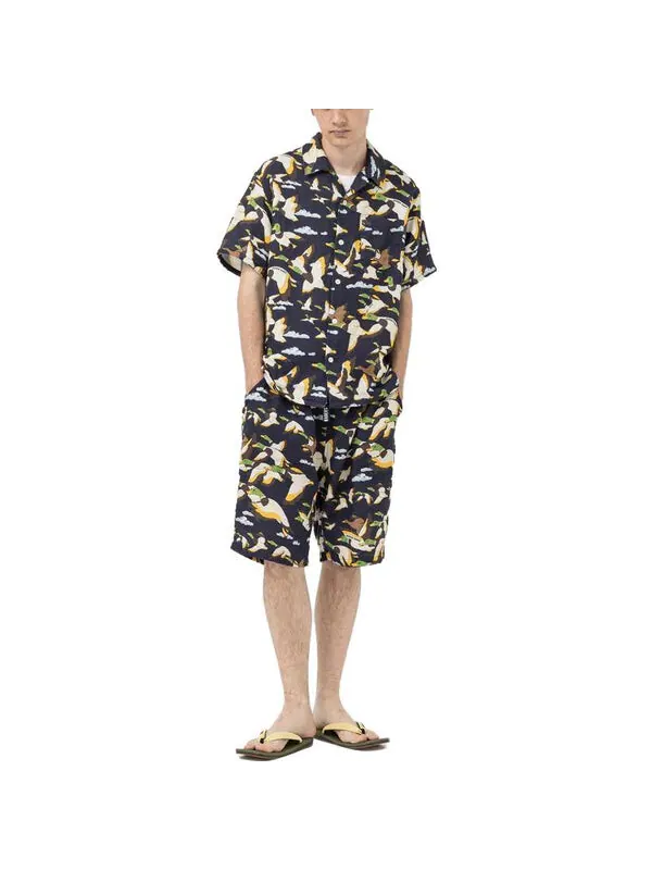 Рубашка tiger gauze aloha shirt 'yellow' Human Made — изображение 3 из 4, желтый
