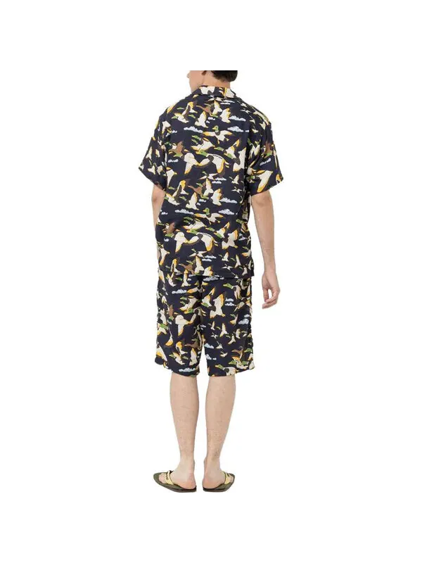 Рубашка tiger gauze aloha shirt 'yellow' Human Made — изображение 4 из 4, желтый