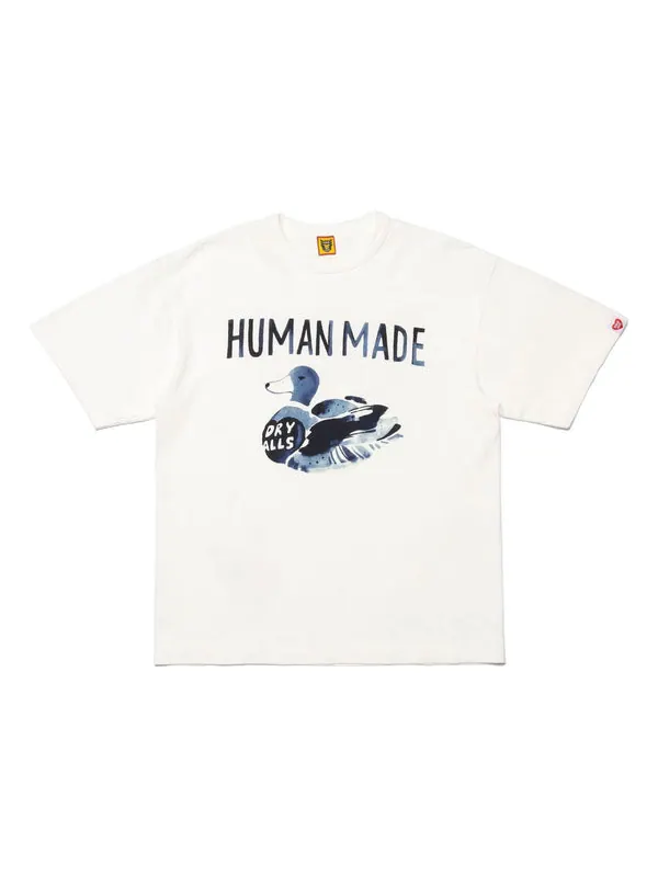 Футболка ningen-sei capsule duck graphic t-shirt 'white' Human Made — изображение 1 из 4, белый