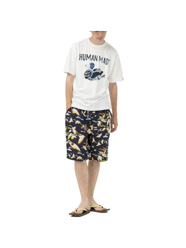 Футболка ningen-sei capsule duck graphic t-shirt 'white' Human Made — изображение 3 из 4, белый