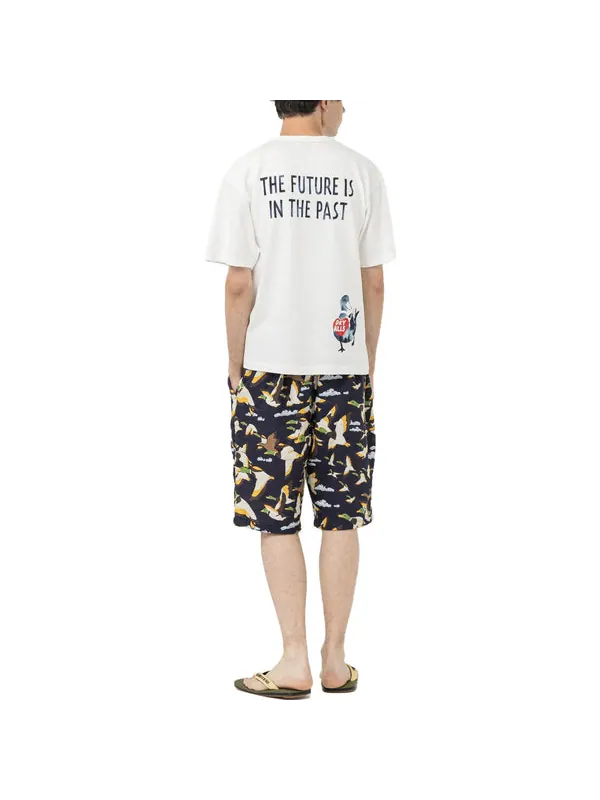 Футболка ningen-sei capsule duck graphic t-shirt 'white' Human Made — изображение 4 из 4, белый