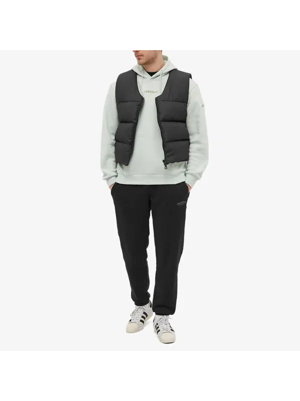 Толстовка adidas Trefoil Linea — изображение 2 из 4, зеленый