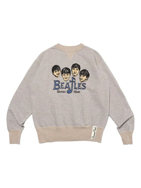 Толстовка beatles tsuriami sweatshirt 'grey' Human Made — изображение 1 из 4, серый