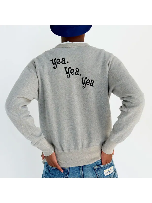 Толстовка beatles tsuriami sweatshirt 'grey' Human Made — изображение 4 из 4, серый