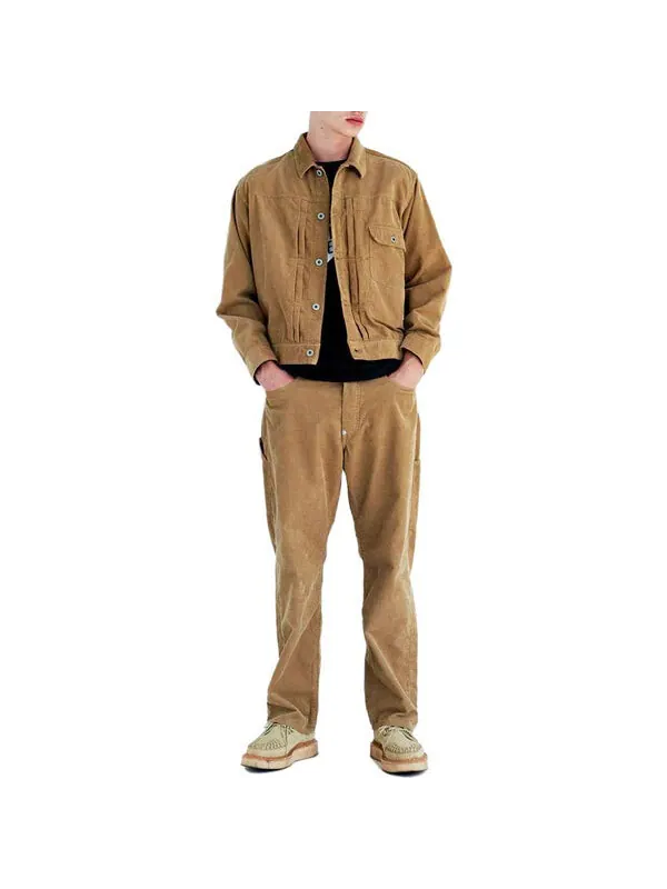 Куртка dachs corduroy work jacket 'beige' Human Made — изображение 3 из 3, бежевый