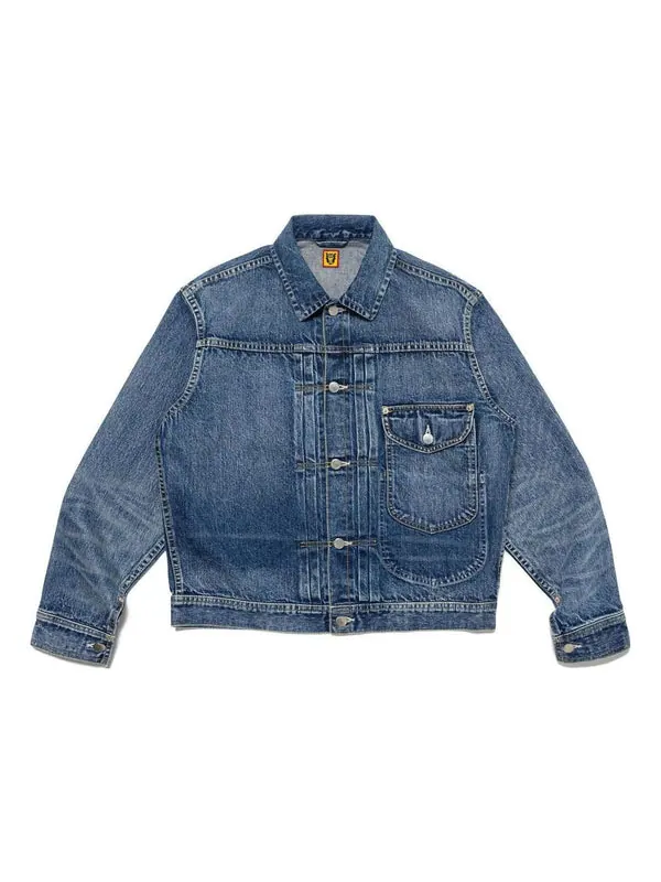 Куртка denim work jacket 'indigo' Human Made — изображение 1 из 4, синий