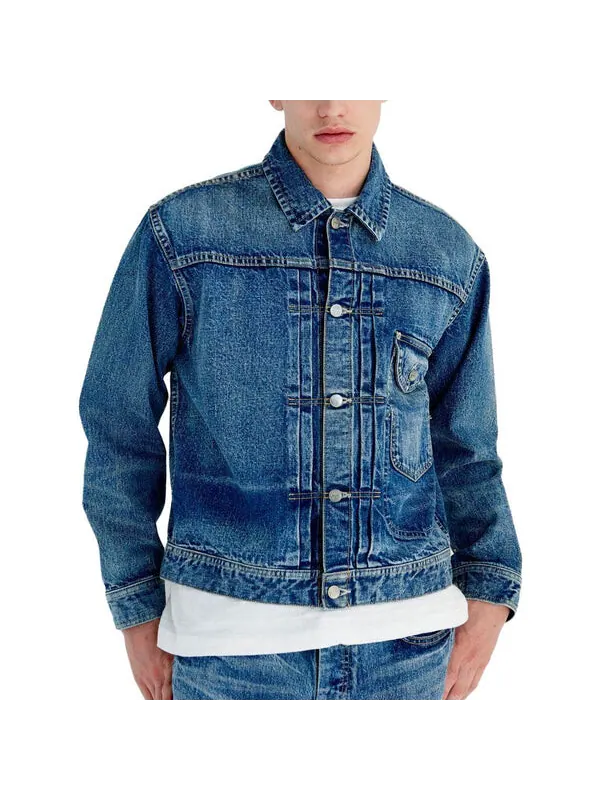 Куртка denim work jacket 'indigo' Human Made — изображение 4 из 4, синий