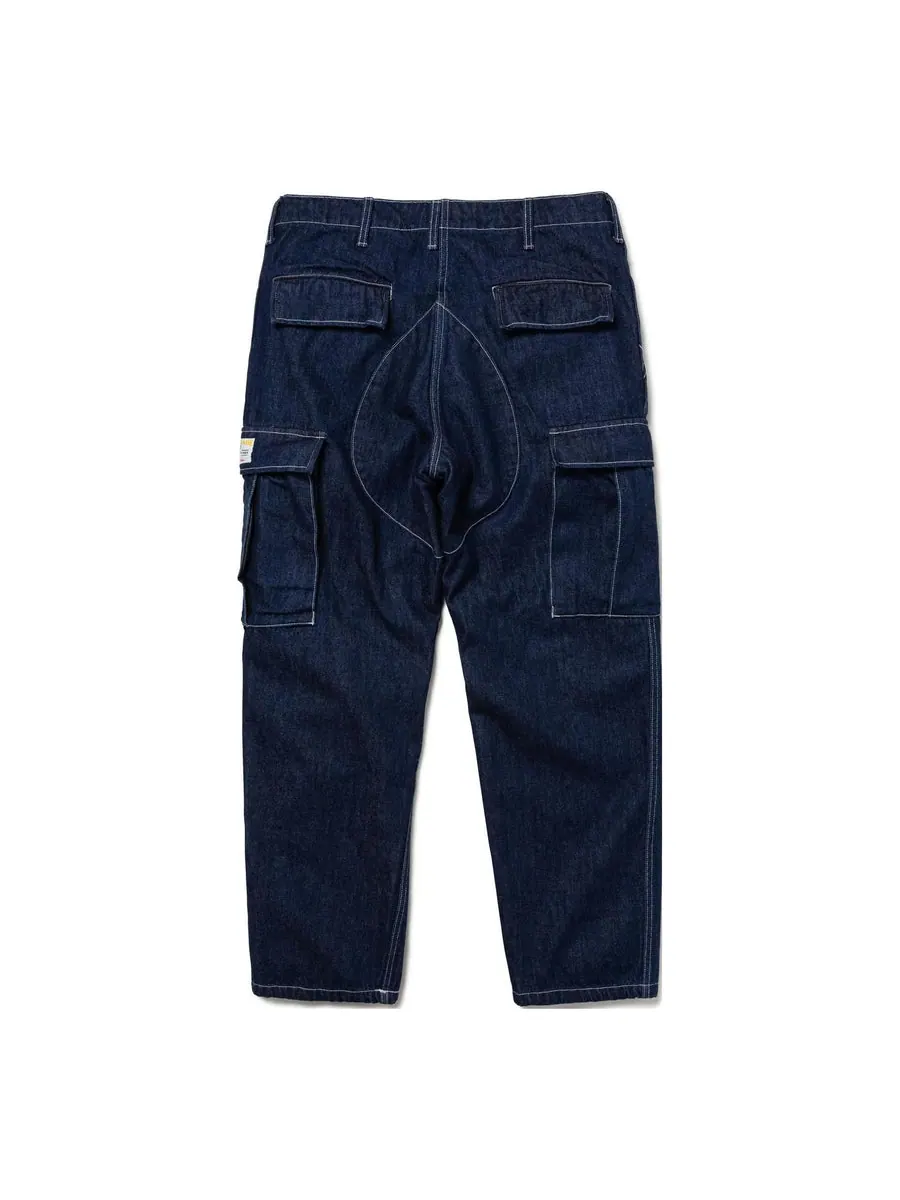 Спортивные брюки HUMAN MADE Denim Cargo Pants 'Indigo' — изображение 2 из 4, темно-синий