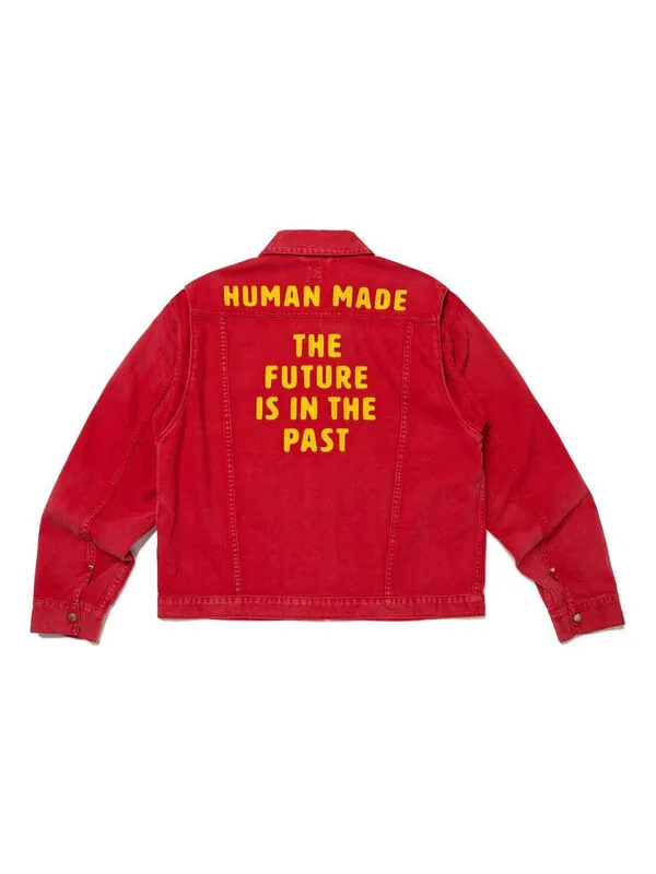 Куртка zip-up work jacket 'red' Human Made — изображение 2 из 2, красный